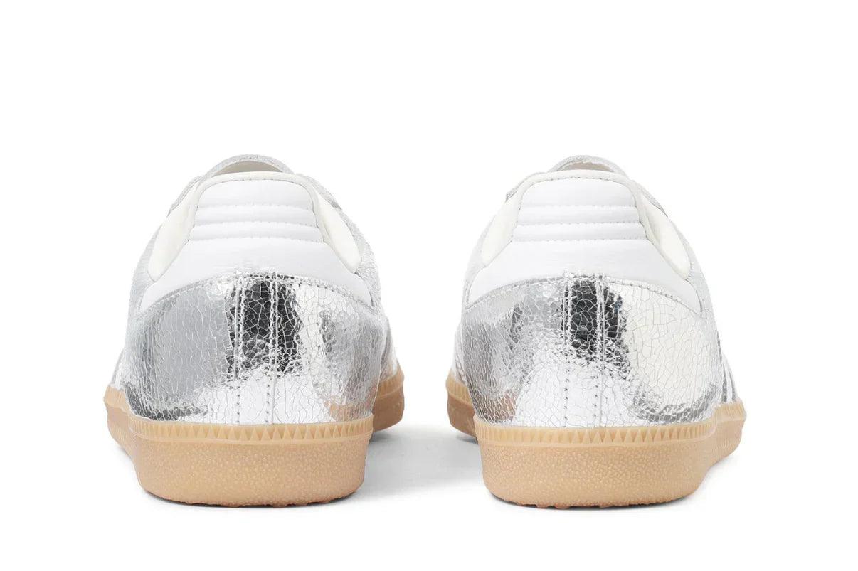 Adidas Samba OG Srebrny Metalik Popękana Skóra