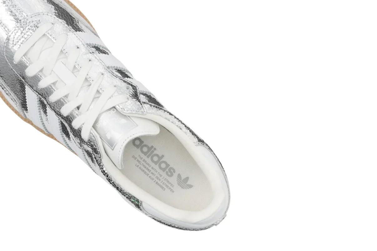 Adidas Samba OG Srebrny Metalik Popękana Skóra