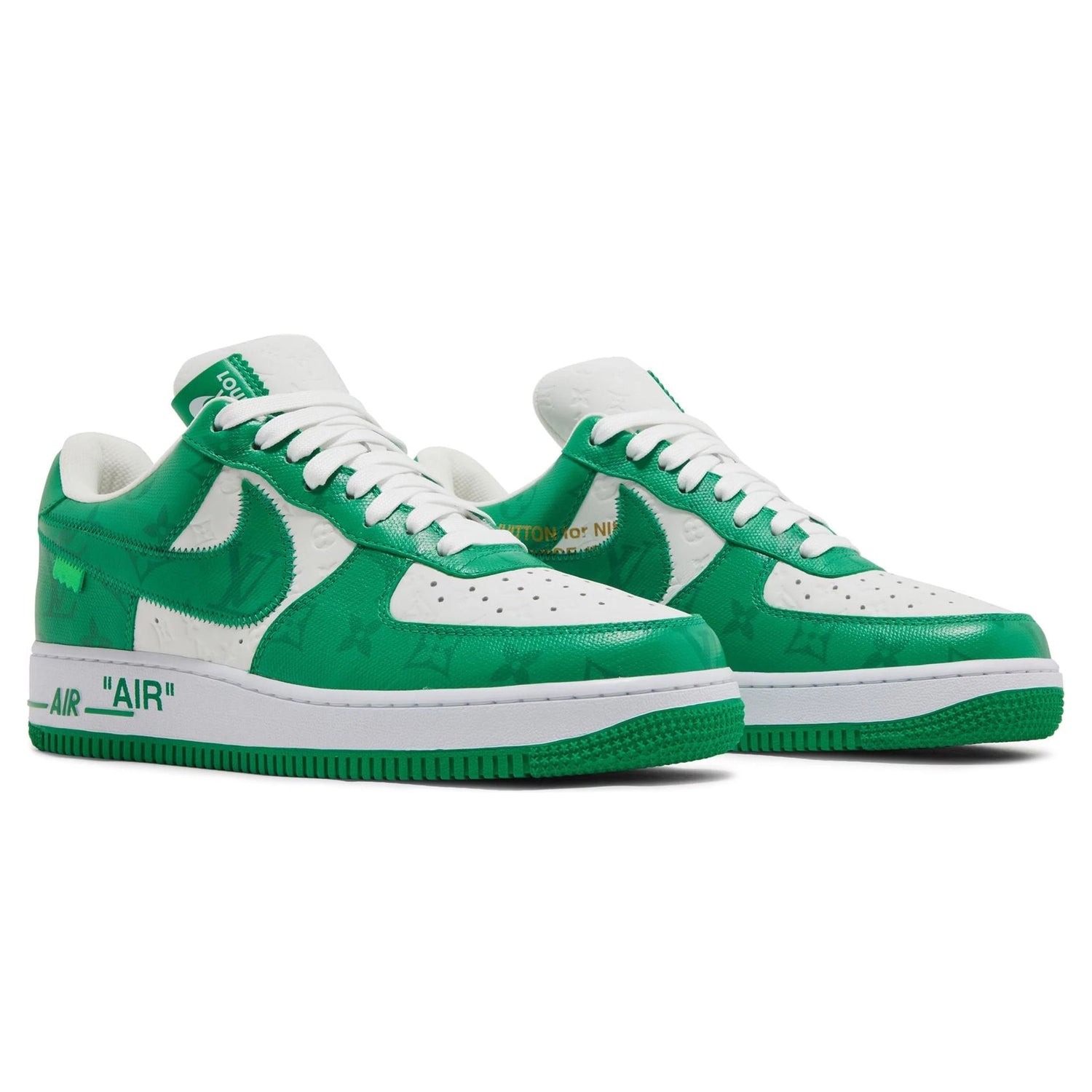Louis Vuitton x Nike Air Force 1 Low Biało-Zielony 