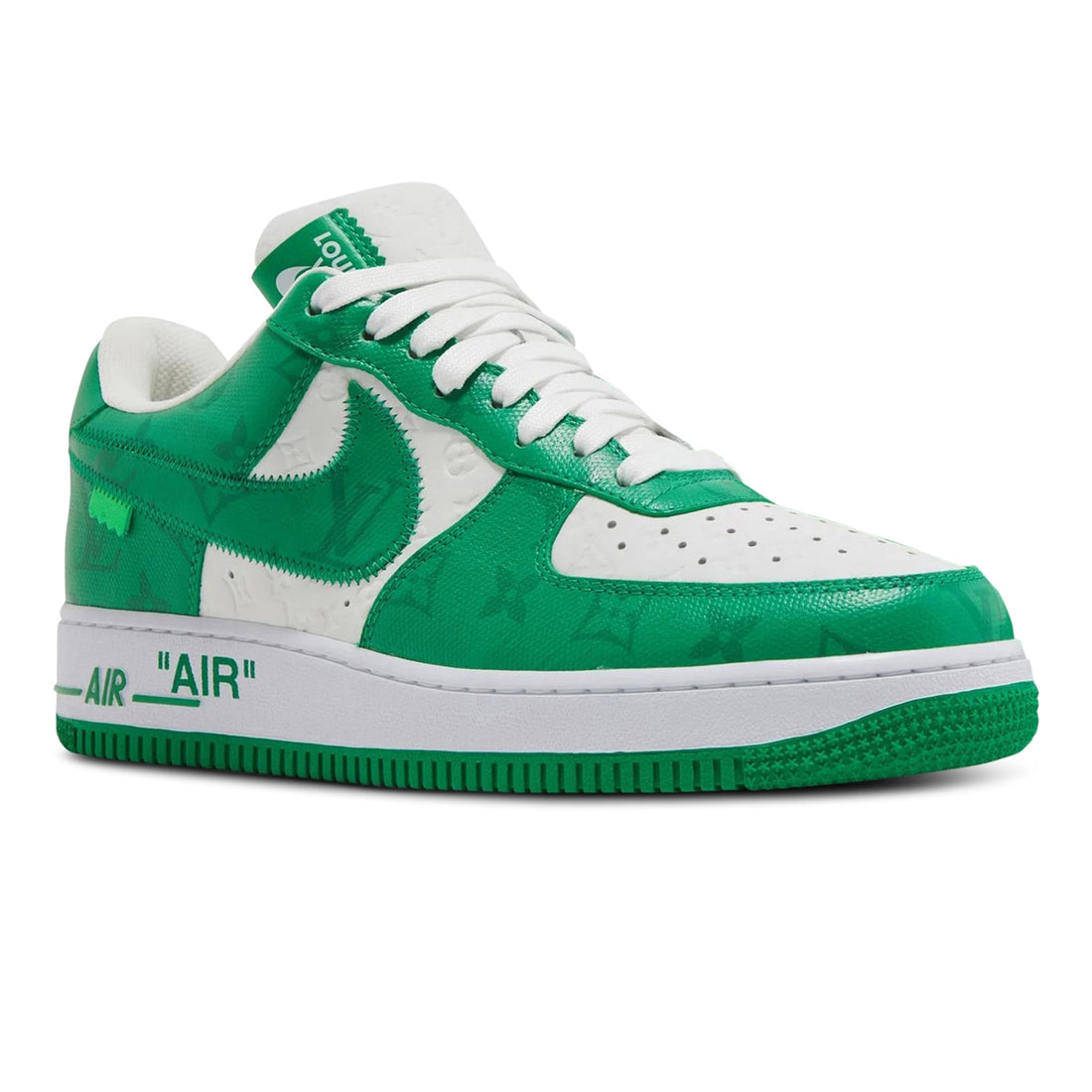 Louis Vuitton x Nike Air Force 1 Low Biało-Zielony 