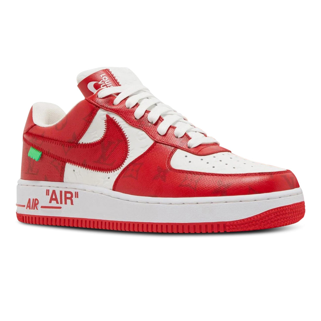 Louis Vuitton x Nike Air Force 1 Low Biało-Czerwony 
