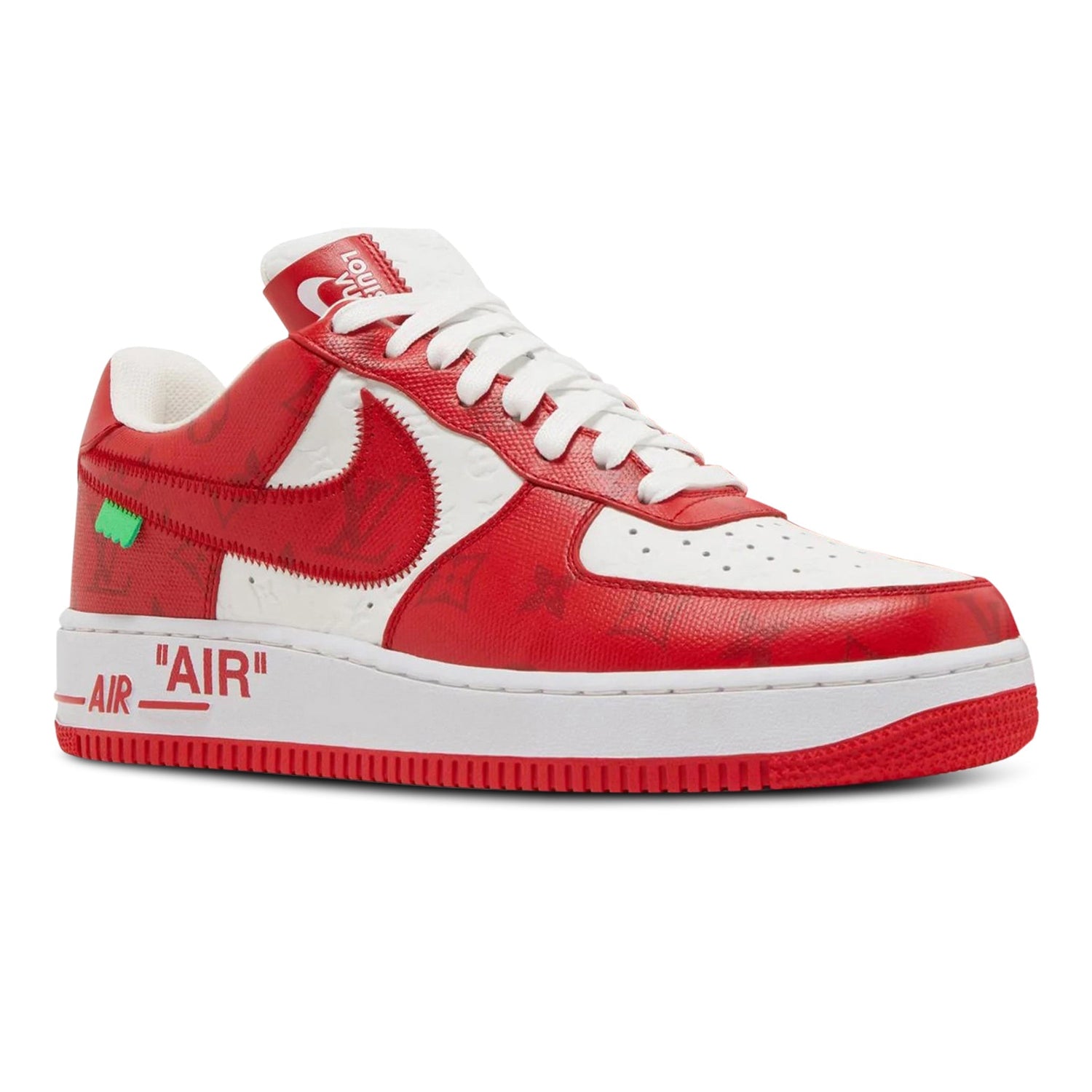 Louis Vuitton x Nike Air Force 1 Low Biało-Czerwony 