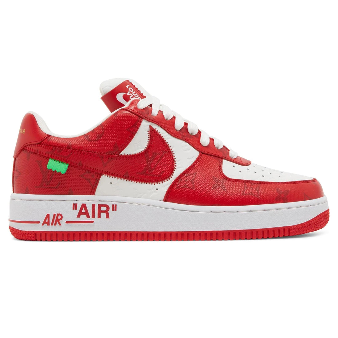 Louis Vuitton x Nike Air Force 1 Low Biało-Czerwony 