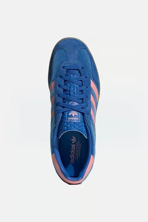 Adidas Gazelle Indoor Albastru Semi Pink Velvet
