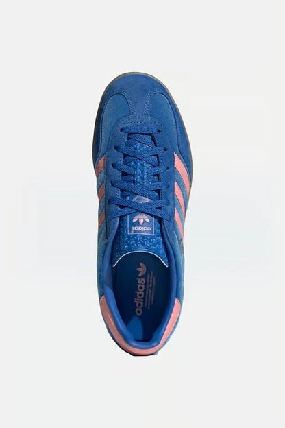 Adidas Gazelle Indoor Albastru Semi Pink Velvet