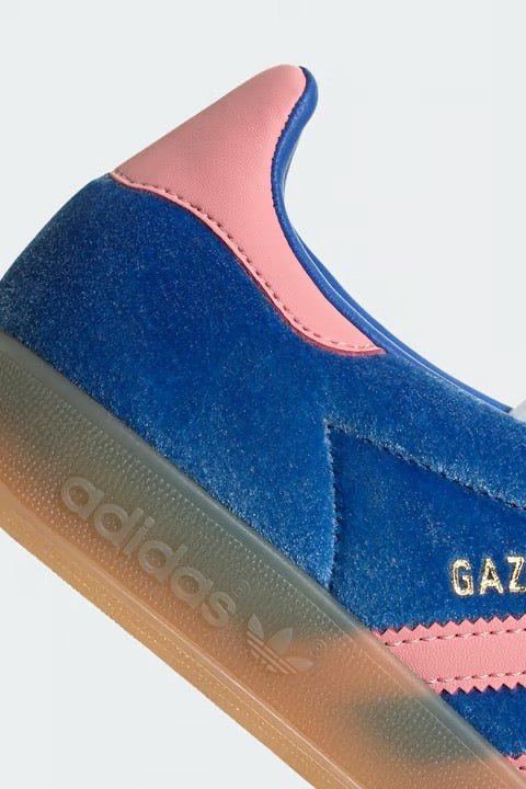 Adidas Gazelle Indoor Albastru Semi Pink Velvet