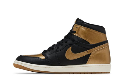 Air Jordan 1 High Og Czarny Metaliczny Złoty