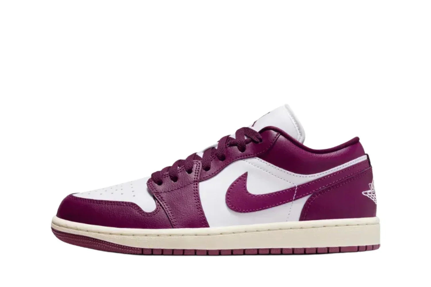 idź Jordan 1 Low Bordeaux Fioletowy