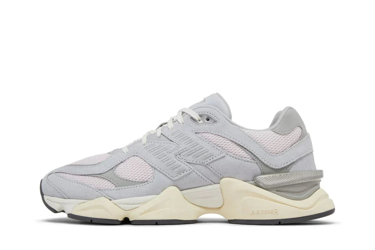 New Balance 9060 Pink Granite Silver Metallic Silver Grey